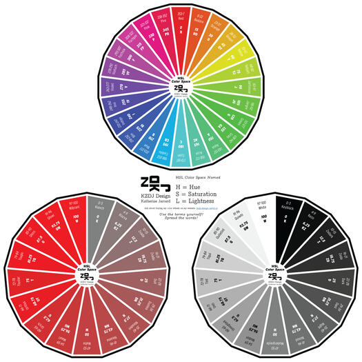 KZDJ HSL Color Space Named - Level 24-17